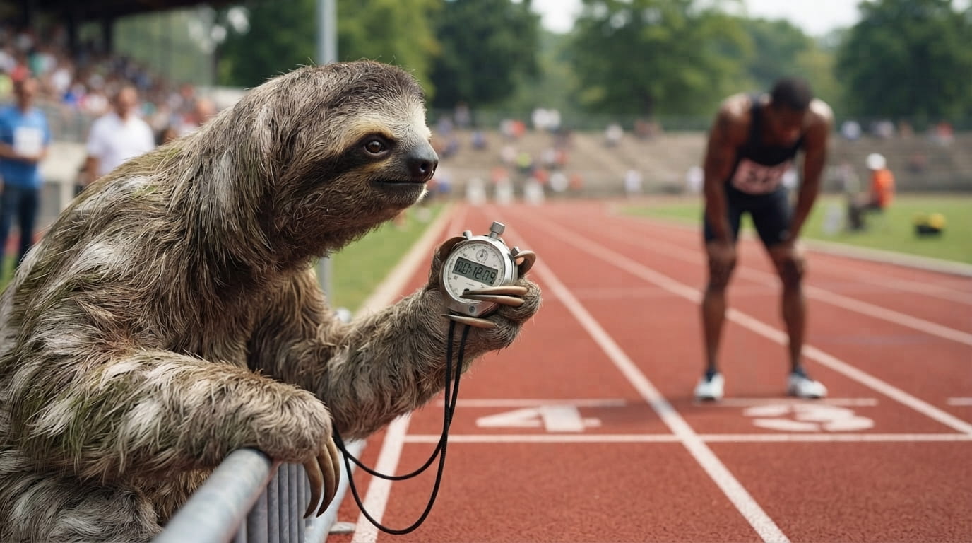 Sloth Race Timekeeper
