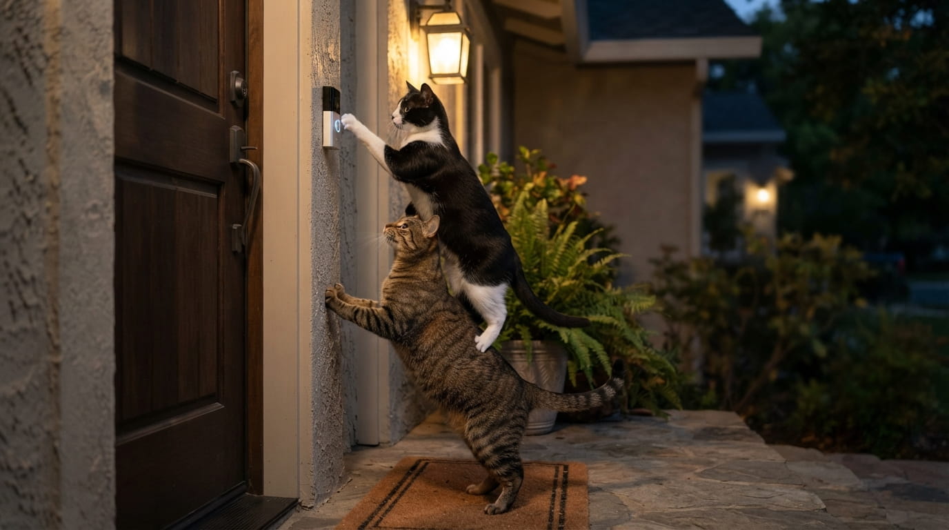 Ding-Dong Cat Prank