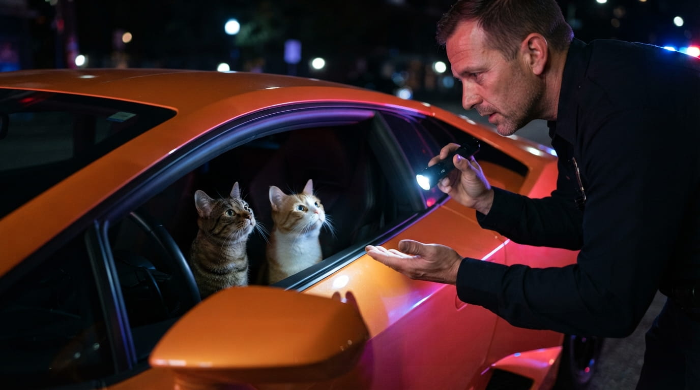 Cats in a Supercar