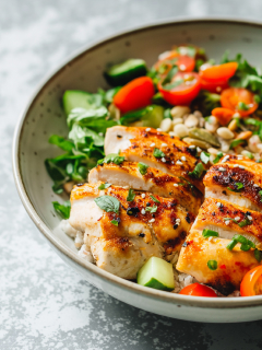 Low-Carb Macadamia Crusted Mahi Mahi Bowls